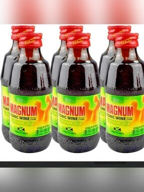 Magnum Tonic Wine with Iron & Vitamins/Men- Pack of 6 Bottles/NWB